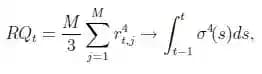 consistent estimator of the integrated quarticity